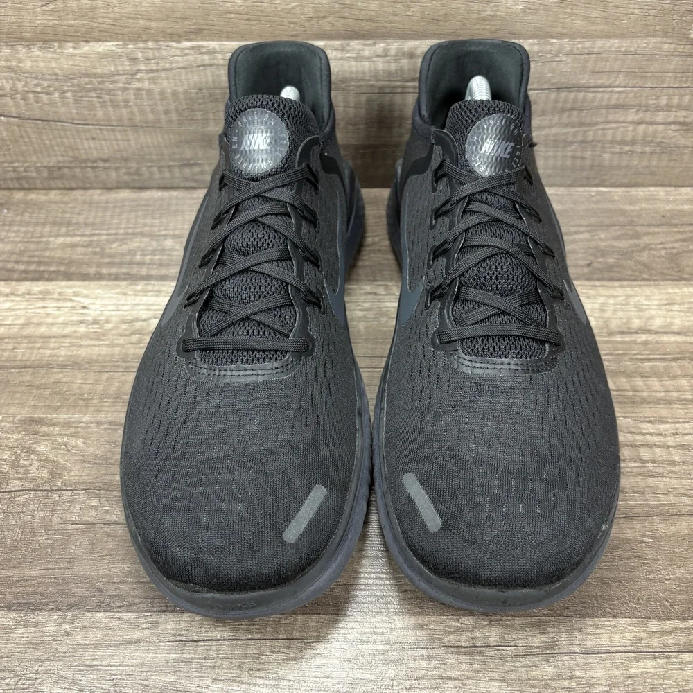 Nike Free RN Black Womens US Size 11.5 EUR 45.5 942836-002 Running Shoes
